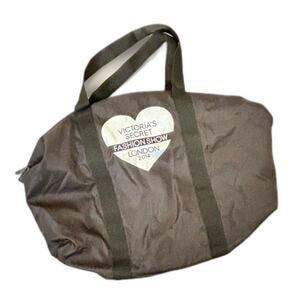 2014 black and Silver Victoria Secret duffle bag